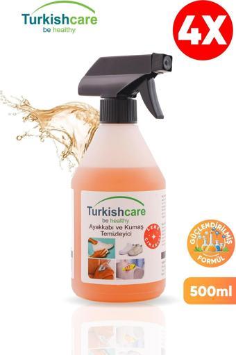 Turkishcare Ayakkabı Ve Kumaş Temizleme Spreyi 500 Ml X 4 Adet