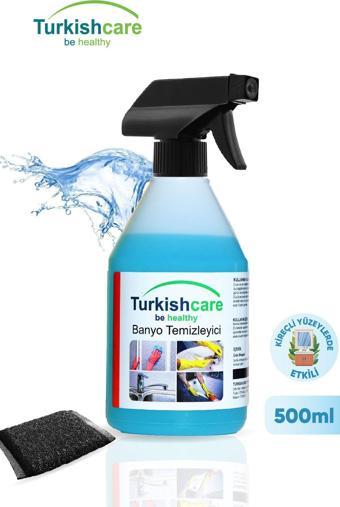 Turkishcare Simple & Clean Armatür, Banyo Ve Kireç Sökücü Temizleyici Sprey 500 Ml Ve Sünger