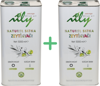 Nily Soğuk Sıkım Natürel Sızma Zeytinyağı (5L + 5L)