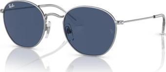 Ray-Ban 9572S 212/80 48 Rob Jr Çocuk Gümüş Oval Çerçeve Güneş Gözlüğü