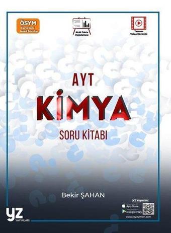 AYT Kimya Soru Kitabı - Bekir Şahan - Yz Yayınları