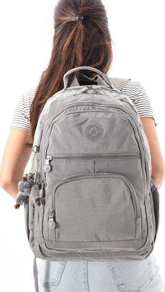 8862 Unisex Klınkır Maymunlu Günlük ve Okul Sırt Çantası