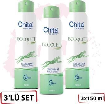 Chita Deo 150 Ml Bouquet Women x 3