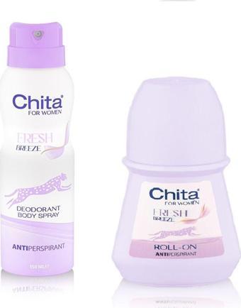 Chita Fresh Breeze Deodorant 150 Ml+ Roll On 50 Ml Set