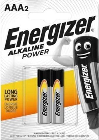 Energizer Alkaline Power Aaa 2'Li İnce Kalem Pil