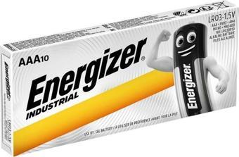 Energizer Industrial Aaa Alkalin İnce Kalem Pil 10Lu Paket