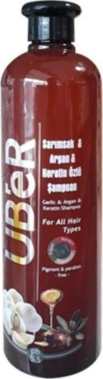 Uber Sarımsak Argan Keratin Özlü Şampuan 700 Ml