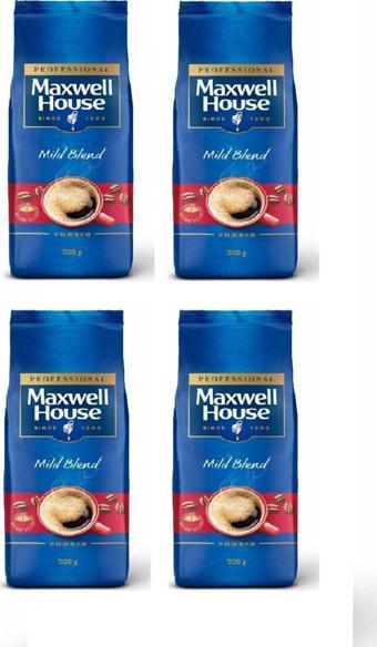 Maxwell Jacobs Mild Blend Çözünebilir Kahve 500 Gr X4 Adet (Toplam 2000 Gr)