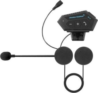Vothoon Bt12 Kask Kulaklık Bluetooth Motosiklet Kulaklık Bluetooth Intercom