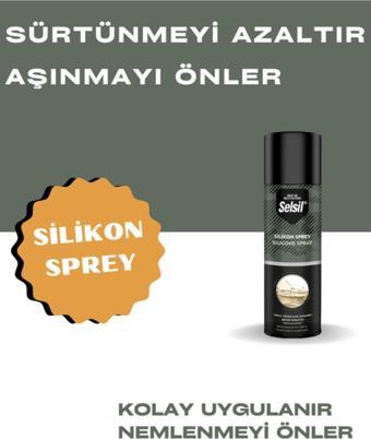 Selsil Şeffaf Nem Önleyici Silikon Sprey 500 Ml