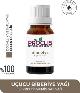 PROCLİS %100 Doğal Biberiye Yağı - Saf Biberiye Uçucu Yağı 10ml Sprey Başlıklı