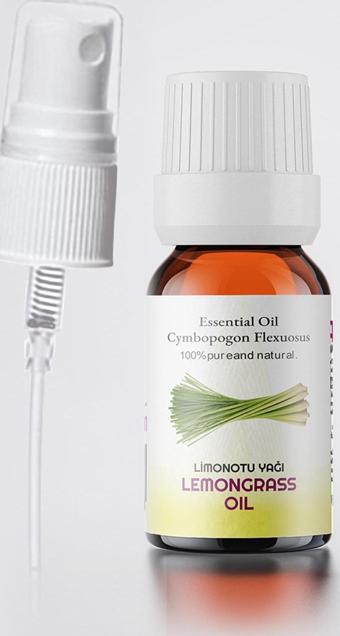 PROCLİS Limonotu Yağı, %100 Doğal Uçucu Yağ, Lemongrass Oil 10 ml Sprey Başlıklı