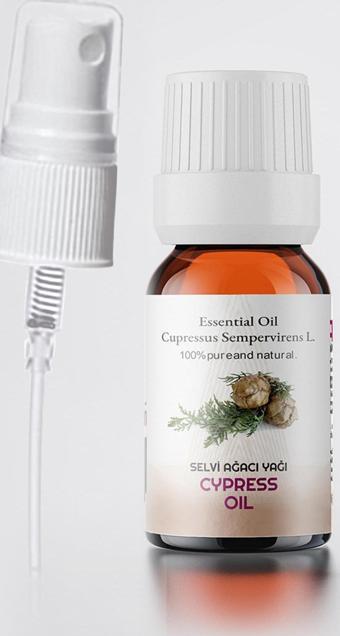 PROCLİS Selvi Ağacı Yağı, %100 Doğal Uçucu Yağ Cypress Oil 10 ml Sprey Başlıklı