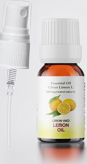 PROCLİS Soğuk Sıkım Limon Yağı, %100 Doğal Bitkisel Uçucu Yağ, Lemon Oil 10 ml Sprey Başlıklı