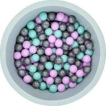Wellgro Bubble Pops Mint Top Havuzu -Mint/Lila/Gri Top