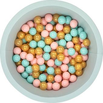 Wellgro Bubble Pops Mint Top Havuzu -Mint/Pembe/Gold Top