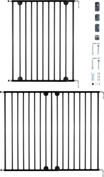 Wellgro 62-102 cm Metal Uzayan Güvenlik Kapısı Siyah