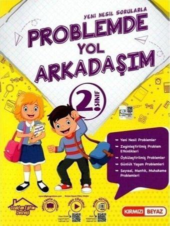 2. Sınıf Yeni Nesil Problemde Yol Arkadaşım - Kolektif  - Kırmızı Beyaz Yayınları-Eğitim