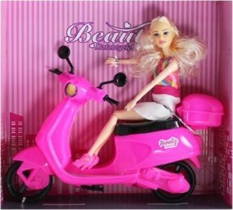 King Toys Beauty Motorsikletli Bebek