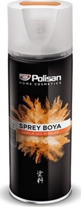 Polisan Mat Siyah Akrilik Sprey Boya 400 Ml