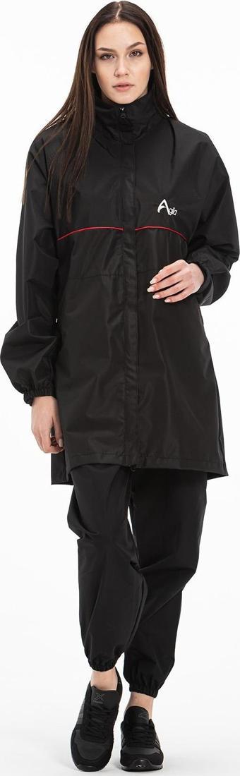 Agila Tunik Model Sauna Eşofman, Terleme Eşofmanı, Siyah - XL