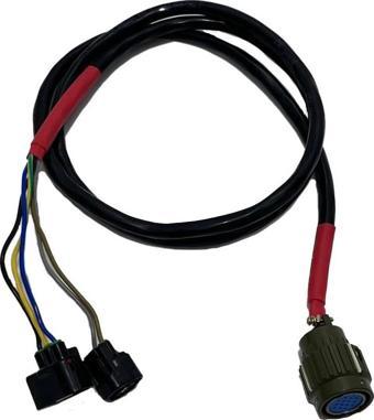 Y2M-14TK 14 Pin Dairesel Konnektörlü Otomotiv Kablo (Model 7)