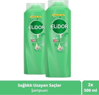 Elidor Superblend Saç Bakım Şampuanı Sağlıklı Uzayan Saçlar 500 Ml X2 Adet