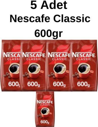 Nescafe Classic Granül 600Gr (5 Adet)