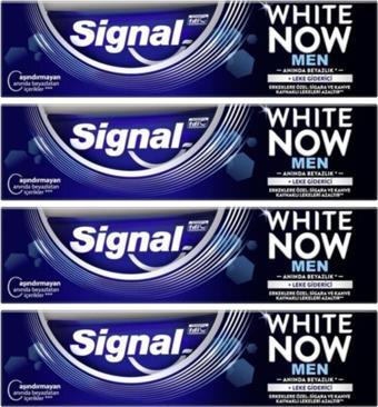 Signal White Now 75 Ml Men Diş Macunu X 4 Adet