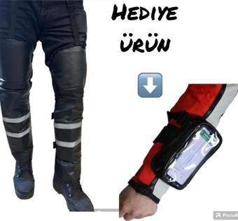Bike Sky Diz & Bacak Koruma Deri Reflektörlü Yağmur & Rüzgar & Soğuğa Karşı