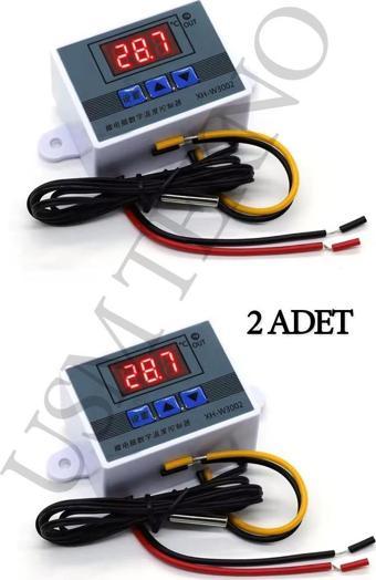 Kuluçka Makinesi Termostatı 2 Adet Kuluçka Termostat 12v Dijital Termostat