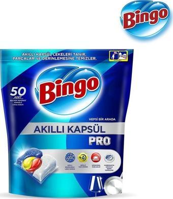 Bingo Akıllı Kapsül Pro Bulaşık Makinesi Deterjanı Tableti 100 lü