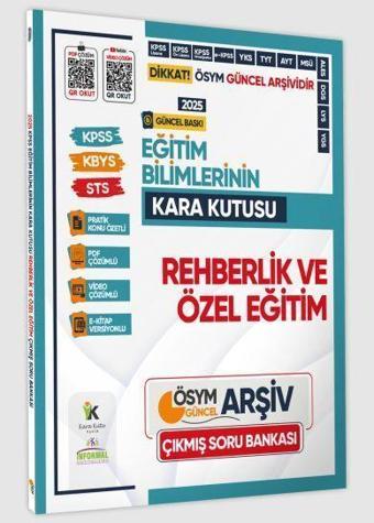 2025 MEB-AGS Eğitim Bilimlerinin Kara Kutusu REHBERLİK ve ÖZEL ÖĞRETİM Çıkmış Soru Bankası K.Ö. Çözümlü - Karakutu Yayınları