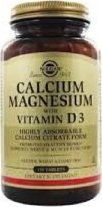 Solgar Calcıum Magnesıum Vitamin D3 150 Kapsül