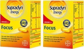 Supradyn Energy Focus 30 Tablet 2 Adet