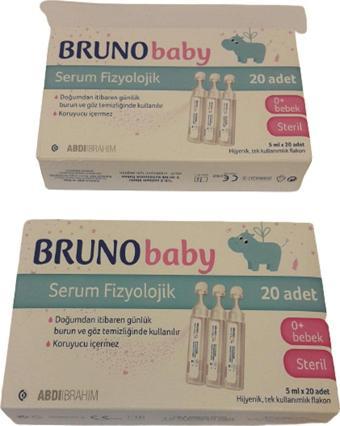 Bruno Baby Serum Fizyolojik Damla 5 Ml X 20 Flakon - 2 Kutu