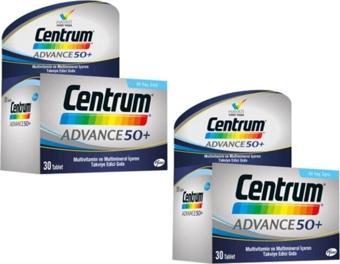 Centrum Advance Multivitamin 30 Tablet - 50 Yaş Üstü Için X2 Adet