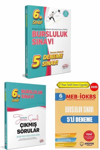 Editör 6. Sınıf Bursluluk Sınavı Deneme Sınavı  Çıkmış ve Benzer Sorular Seti - Editör