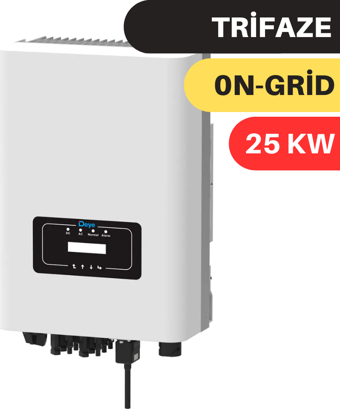 DEYE 25KW ON GRİD İNVERTER 3 FAZ TRİFAZE