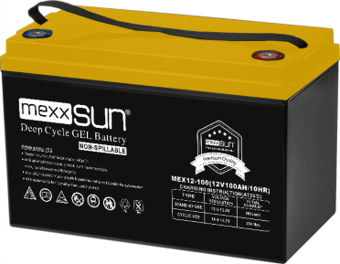 MEXXSUN Jel akü 12V 100Ah (MEX12-100)