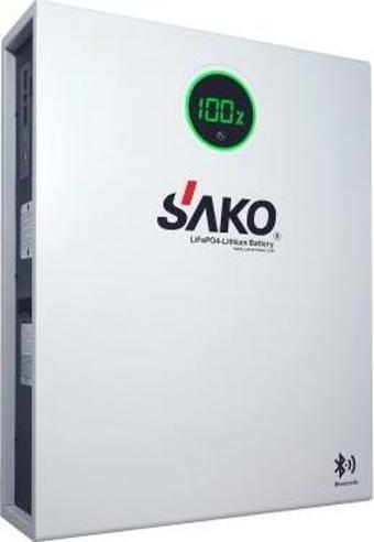 SAKO Li-Pack 25,6V-200Ah (LiFePo4) 200A Lityum Batarya 200 Amper Lityum Akü