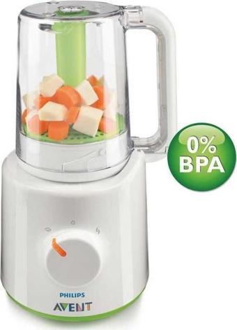 Philips Avent Buharlı Pişirici ve Blender Wasabi   (SCF870/22)