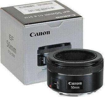 Canon EF 50mm f/1.8 STM Objektif (Canon Eurasia Garantili)