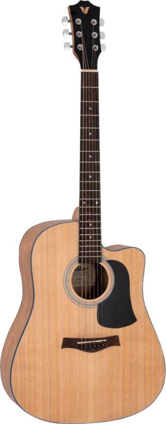 VALLER Ag240-Na Naturel Akustik Gitar