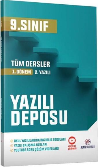 9. Sınıf Tüm Dersler Yazılı Deposu 1. Dönem 2. Yazılı Alan Yayınları - Yeni Alan Yayıncılık