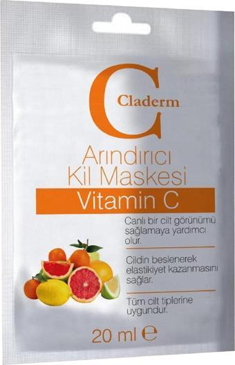 Claderm Kil Maskesi 20 ml Sachet – C Vitamin