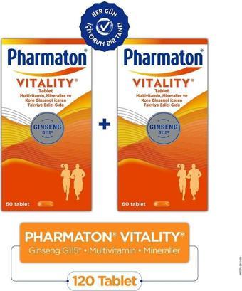 Pharmaton Vitality_60 Tablet 2'li Avantaj Paketi