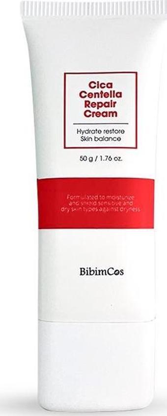 Bibimcos Cica Centella Repair Cream 50ml - Cilt Onarıcı ve Sakinleştirici Krem