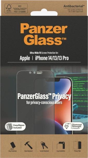 Panzerglass Panzer Glass Apple / Iphone 14 /13/13 Pro Privacy Ekran Koruyucu Uyumlu