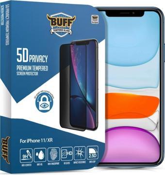 Buff Labs Iphone 11/Xr 5D Privacy Ekran Koruyucu